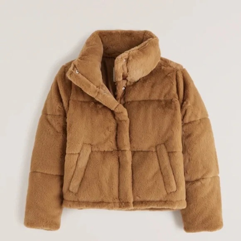 A&F Faux Fur Jacket - Picture 5 of 11
